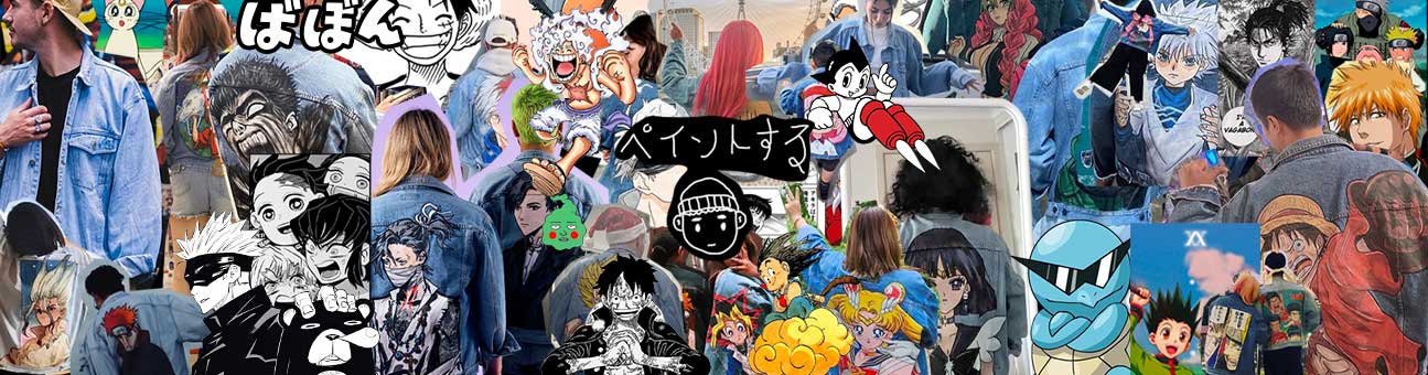 Anime artwork and handpainted jackets from Patches Paradise