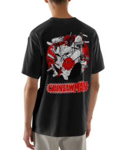 Chainsaw Man Hand-Printed T-Shirts