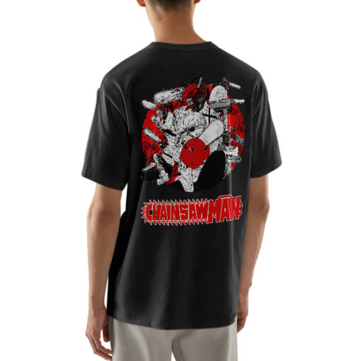 Chainsaw Man Hand-Printed T-Shirts