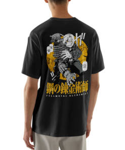 Fullmetal Alchemist Hand-Printed T-Shirts