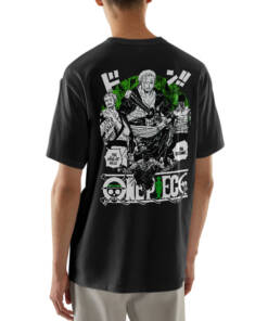 Roronoa Zoro Hand-Printed T-Shirts