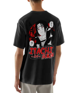 Itachi Uchiha Hand-Printed T-Shirts