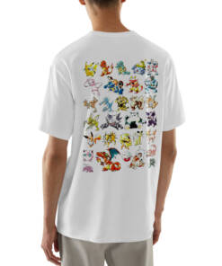 Pokemon Hand-Printed T-Shirts
